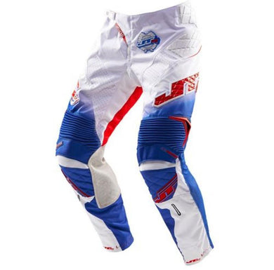 Protek V Pant White-Red-Blue Riding Pant Trusport 28 